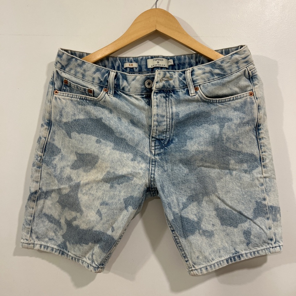Top Man size 30 denim shorts
